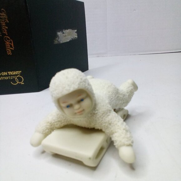 Department 56 Winter Tales Snowbabies Hold On Tight Figurine Christmas - Picture 12 of 14